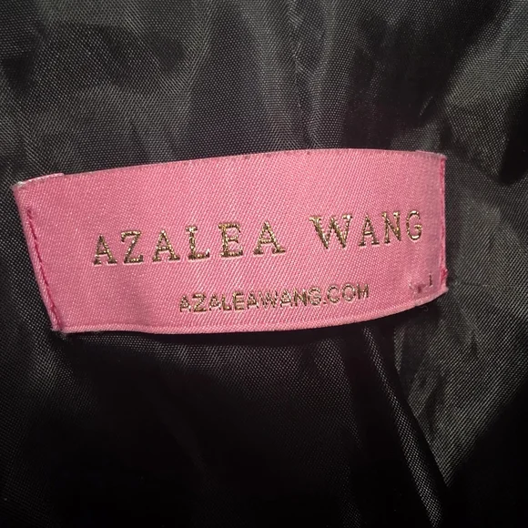 Azalea Wang Black Fringe Leather Jacket - Picture 3 of 8